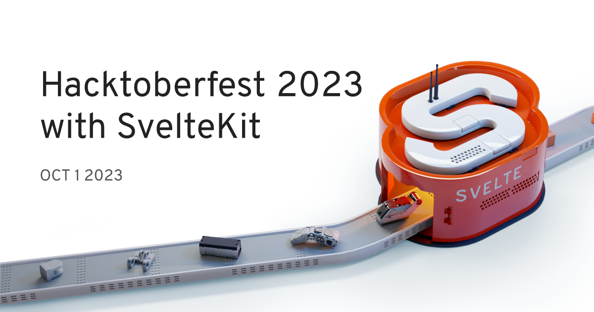 Social card for Hacktoberfest 2023 with SvelteKit